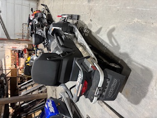 Rear seating and storage view of The Lake Chalet Ski-Doo